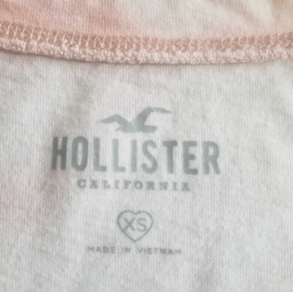 Hollister tie-dye crop tshirt